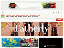 Tablet Screenshot of fatherly.com